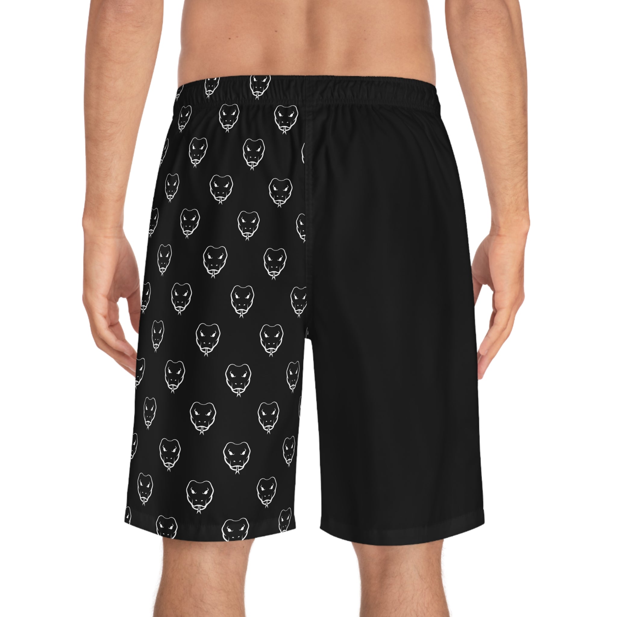 'PATTERN OF THE GHOST' SHORTS IN BLACK