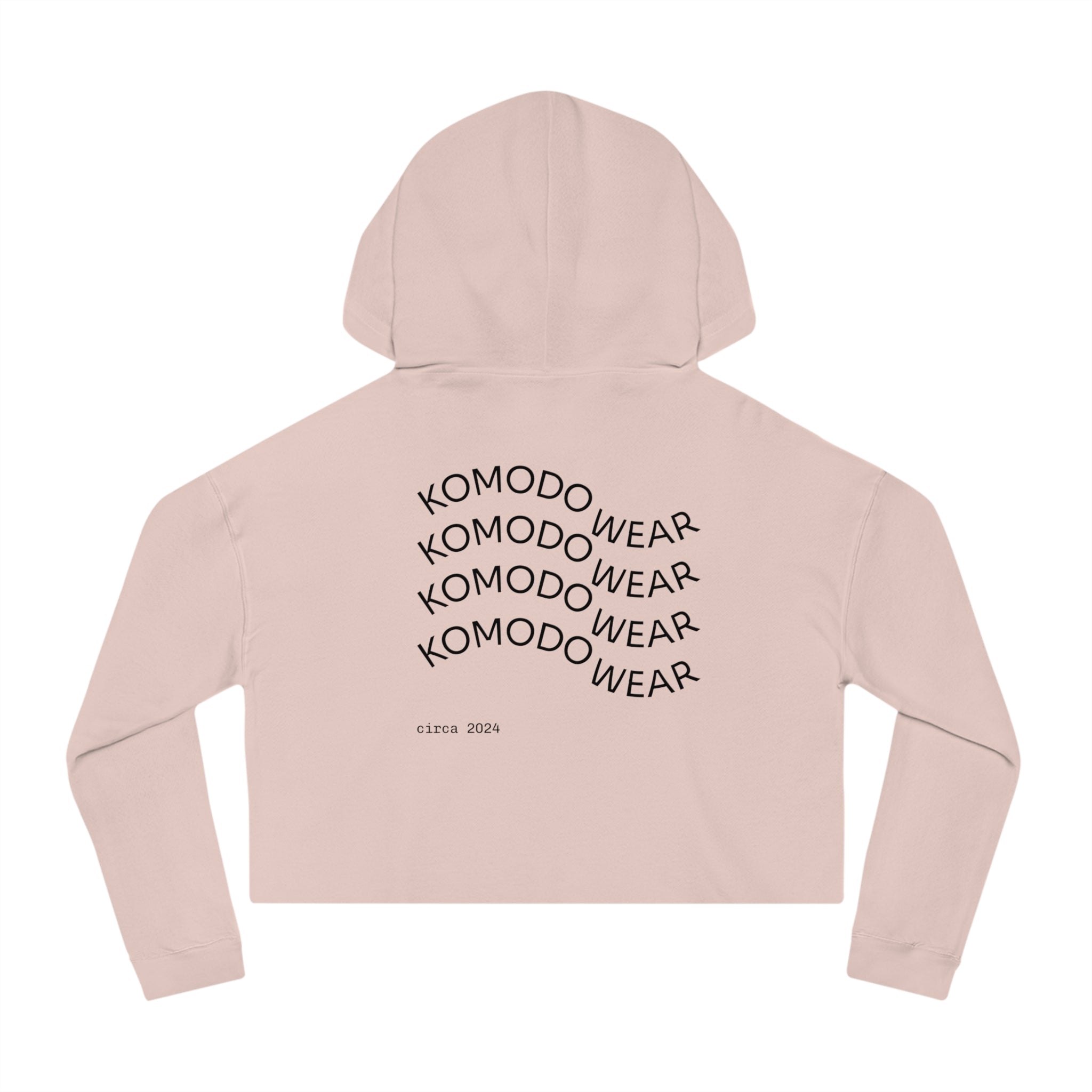 GOLD 'CALL - OUT' CROP HOODIE IN MULTI-COLOR