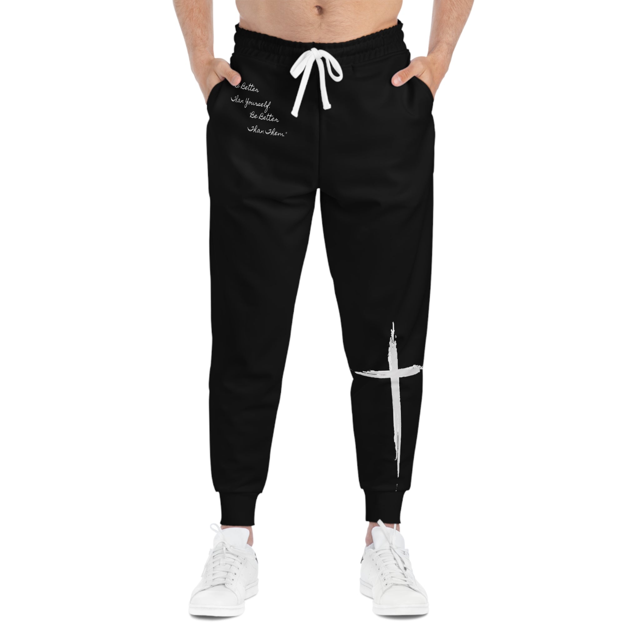 GHOST 'BETTER THAN THEM' JOGGERS IN BLACK