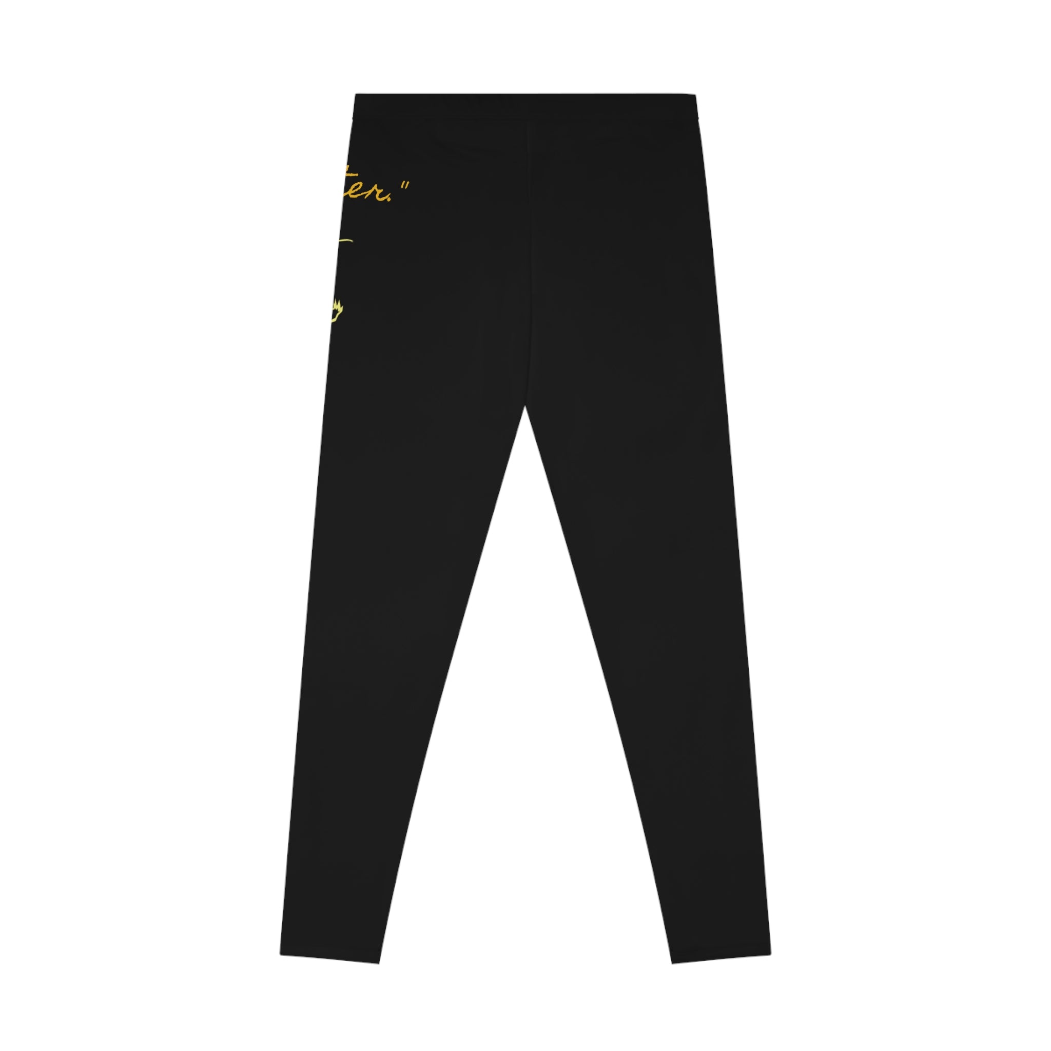 DRAGO GOLD 'BE BETTER' LEGGINGS IN BLACK