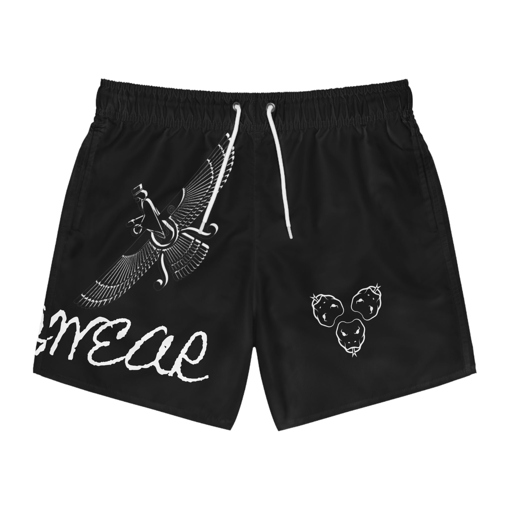 ZORO POLY 'HOOCHIE SHORTS' IN BLACK