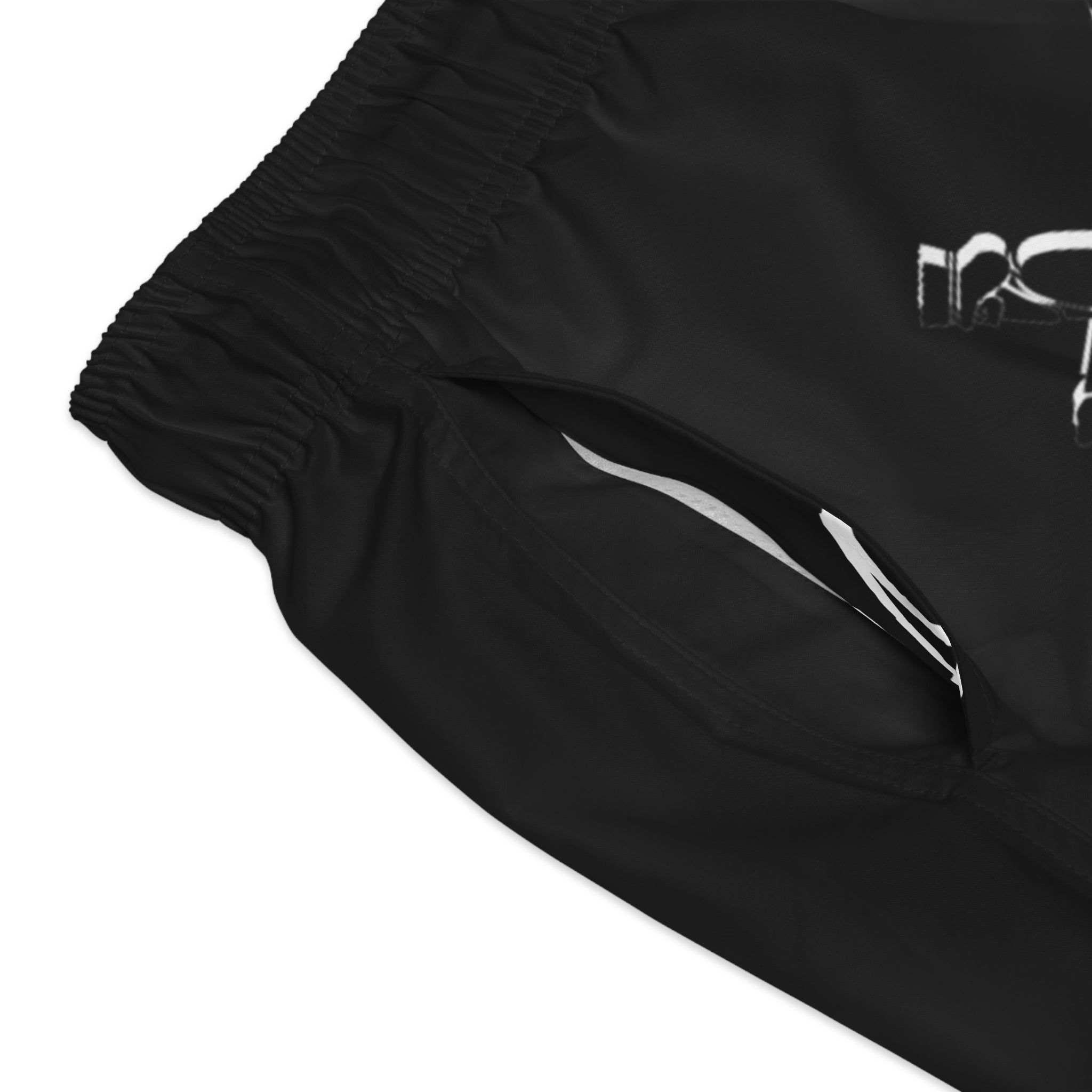 ZORO POLY 'HOOCHIE SHORTS' IN BLACK