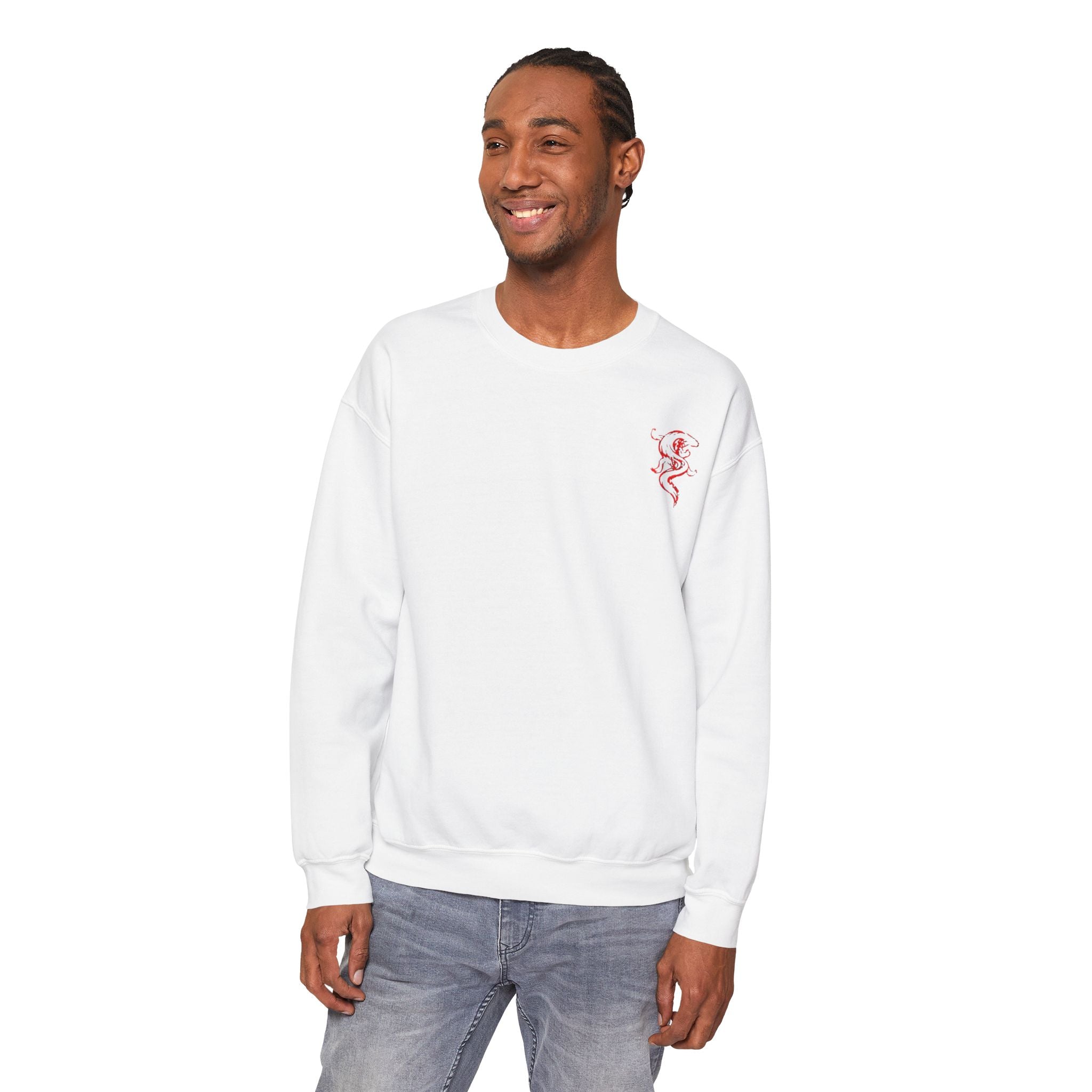 DRAGO 'ROZAYE' SWEATSHIRT IN WHITE