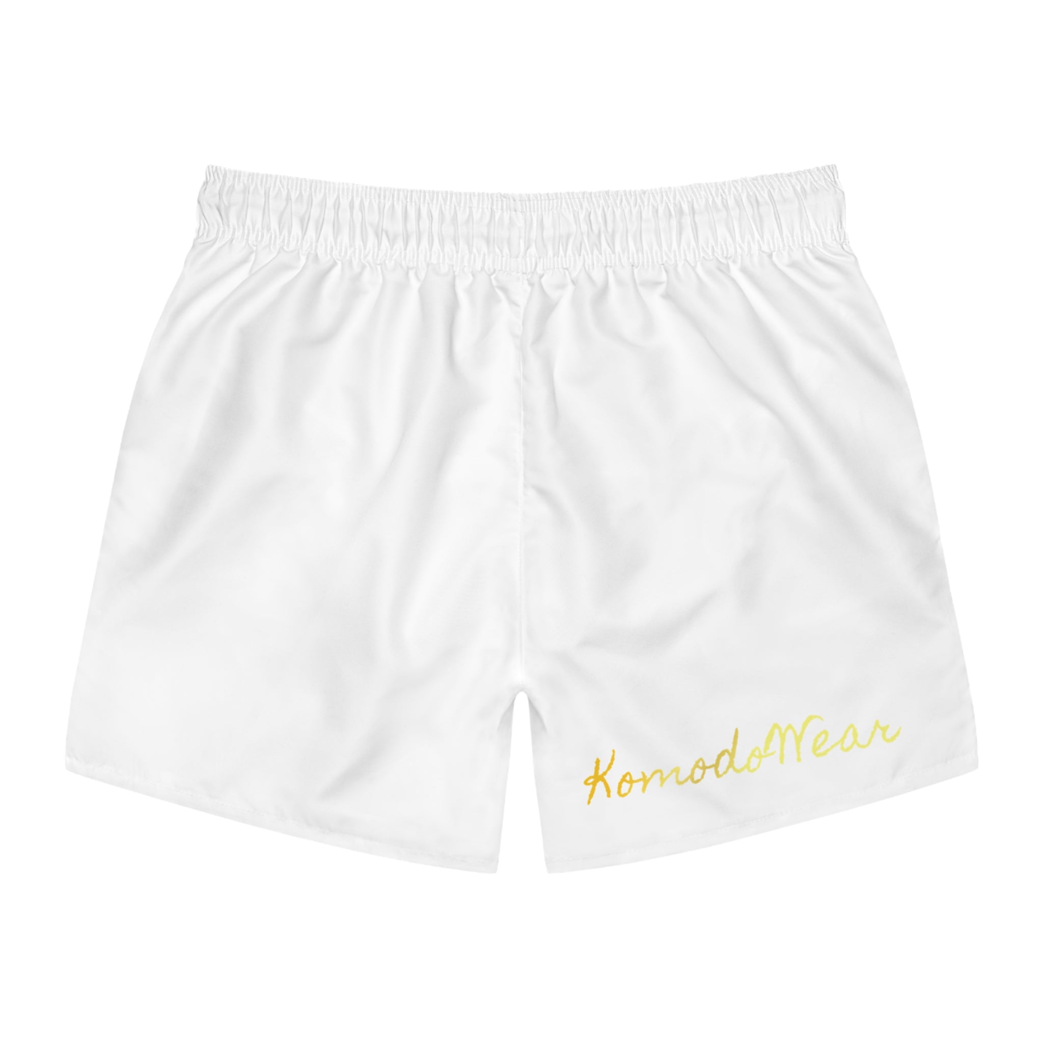 GOLD POLY 'HOOCHIE SHORTS' IN WHITE