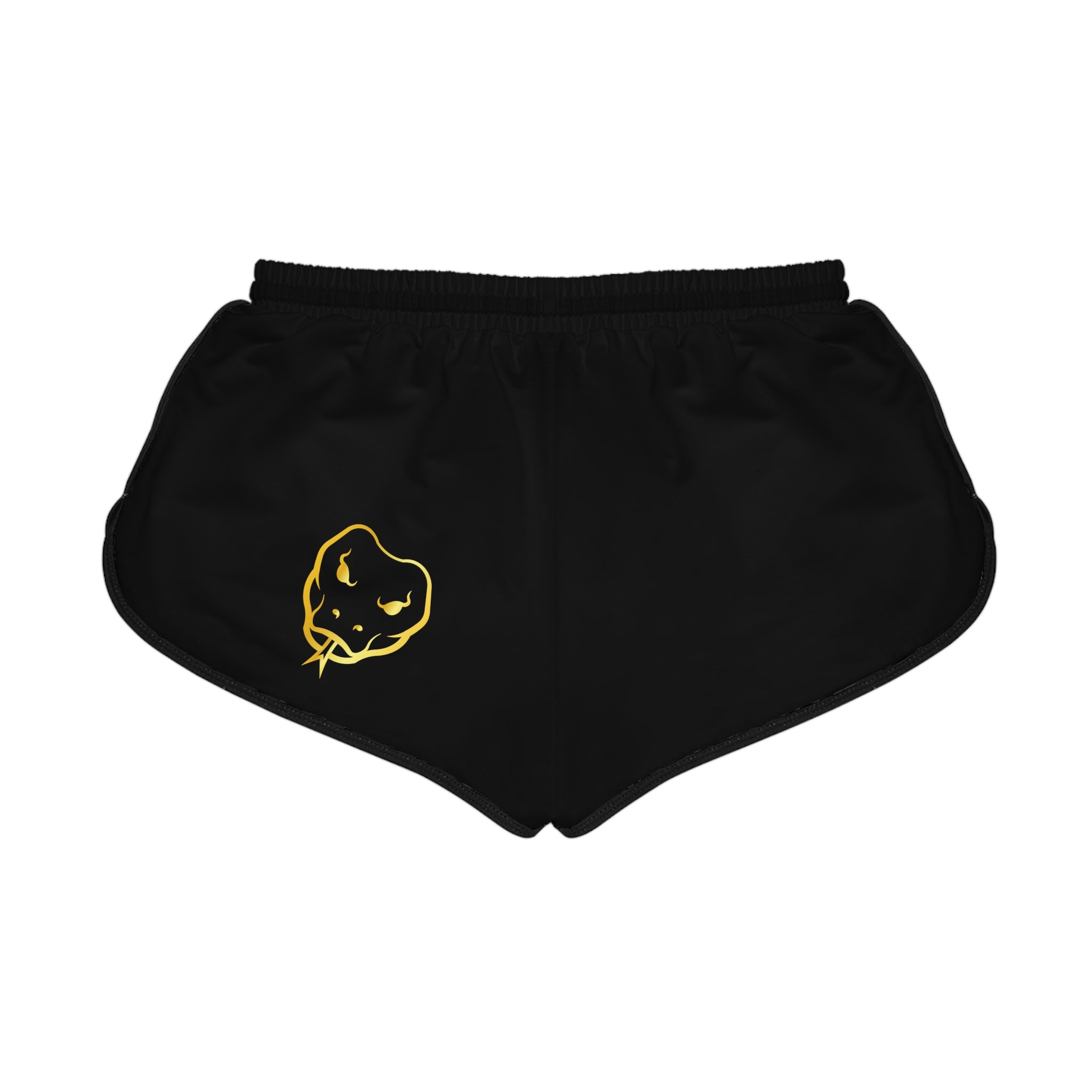 GOLD POLY 'HOOCHIE SHORTS II' IN BLACK