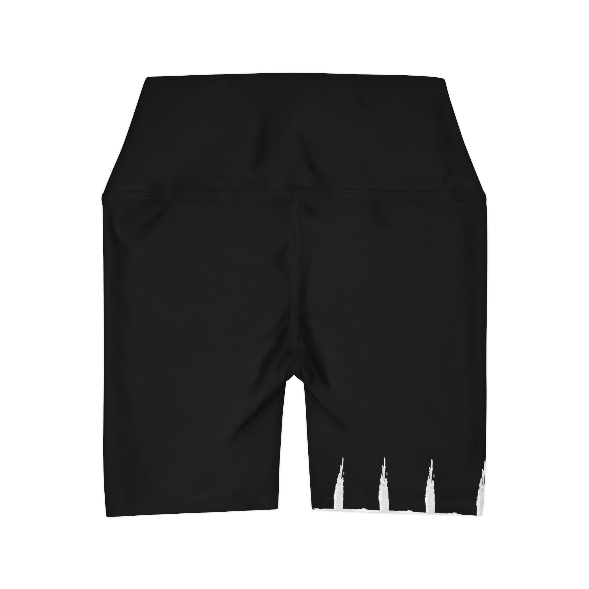 DRAGO GHOST WOMENS YOGA SHORTS IN BLACK