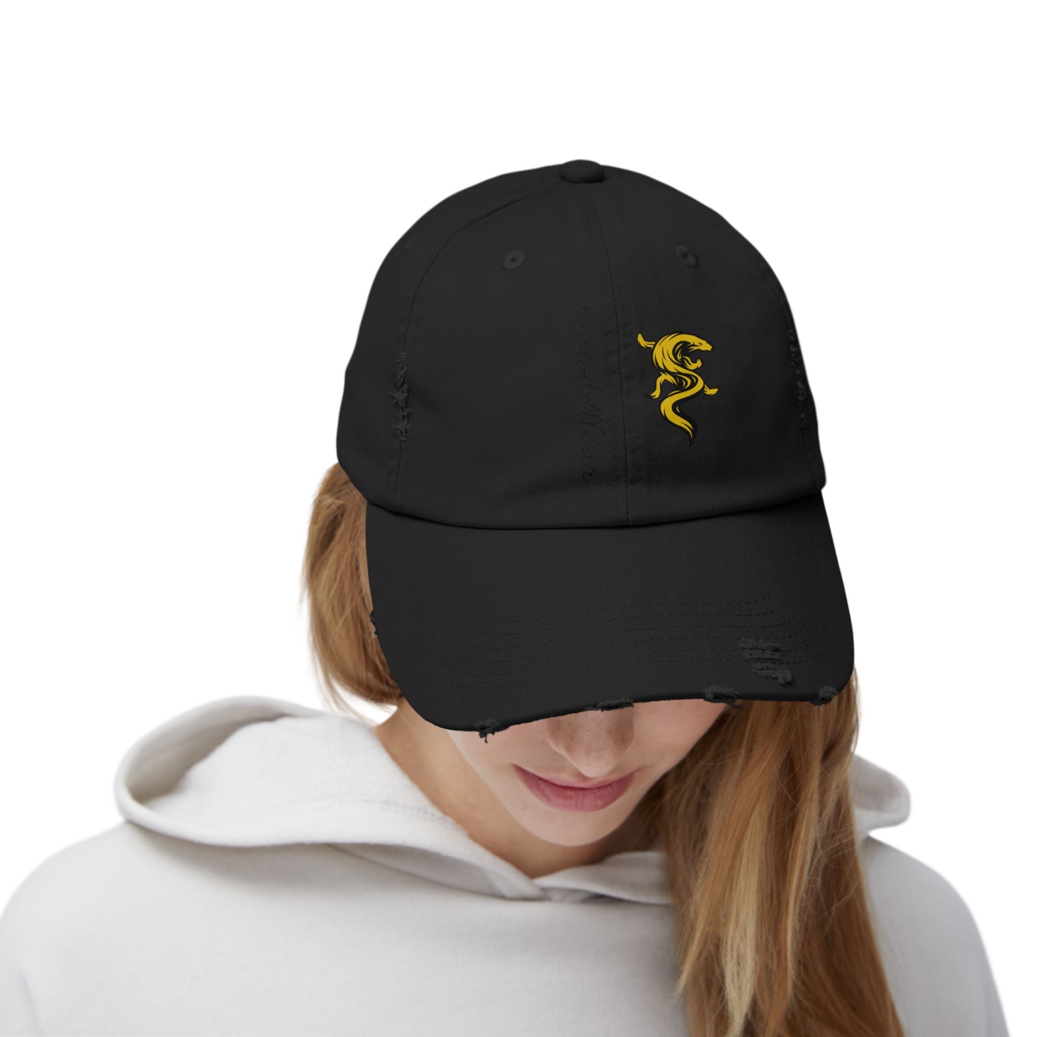 GOLD 'DRAGO' HAT IN B/S/O