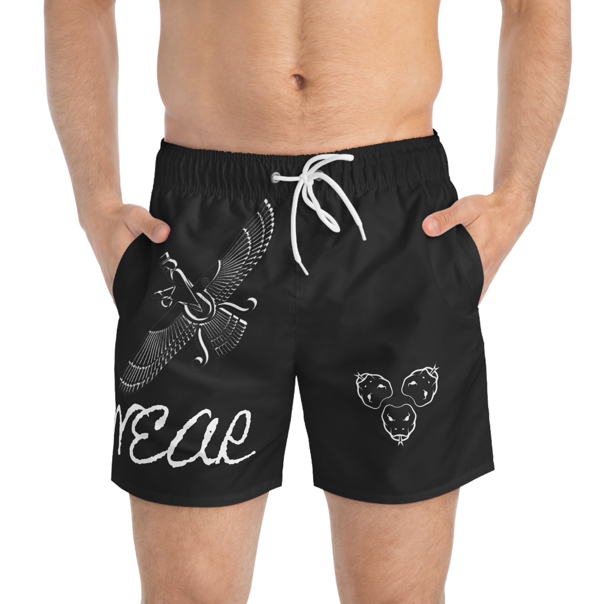 ZORO POLY 'HOOCHIE SHORTS' IN BLACK