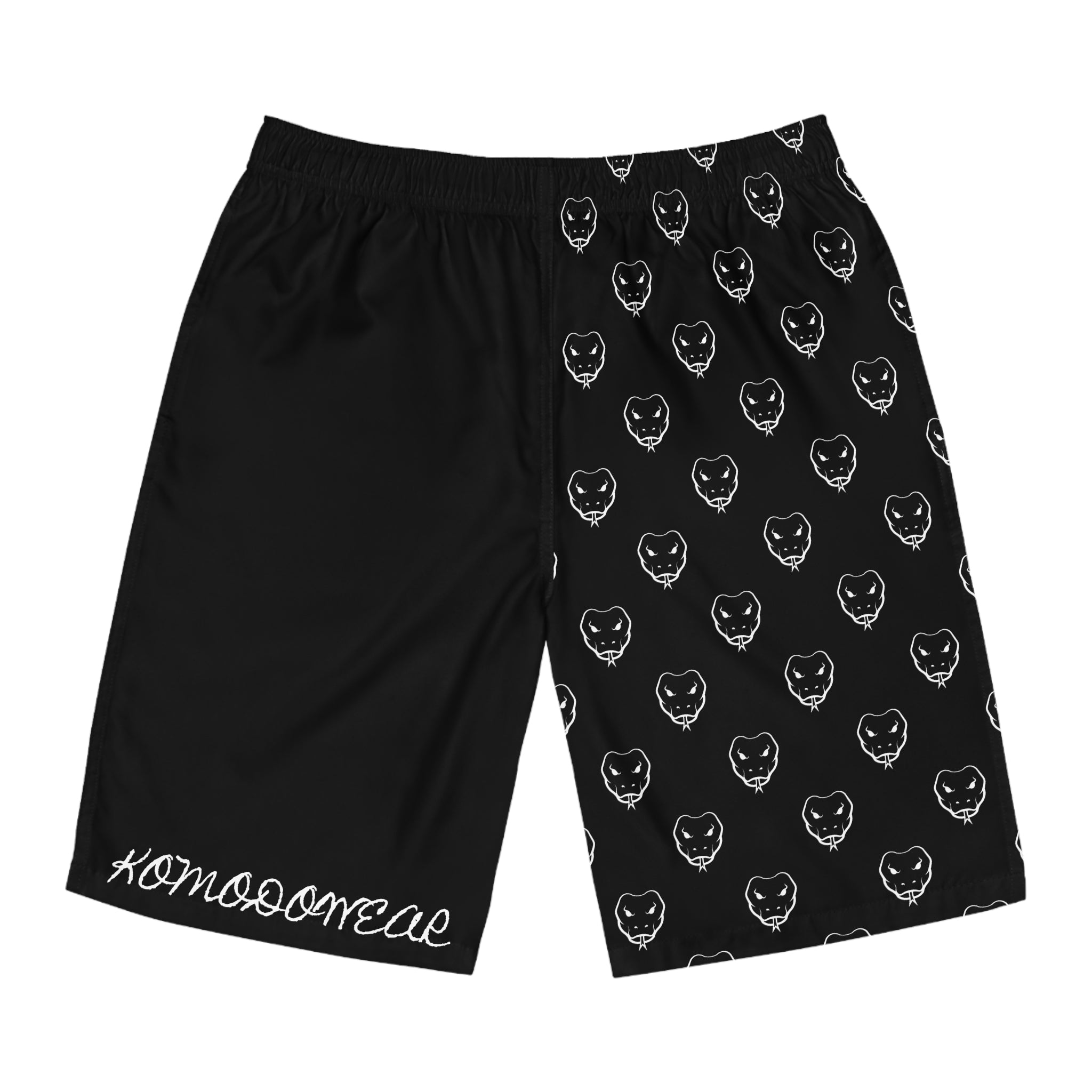 'PATTERN OF THE GHOST' SHORTS IN BLACK