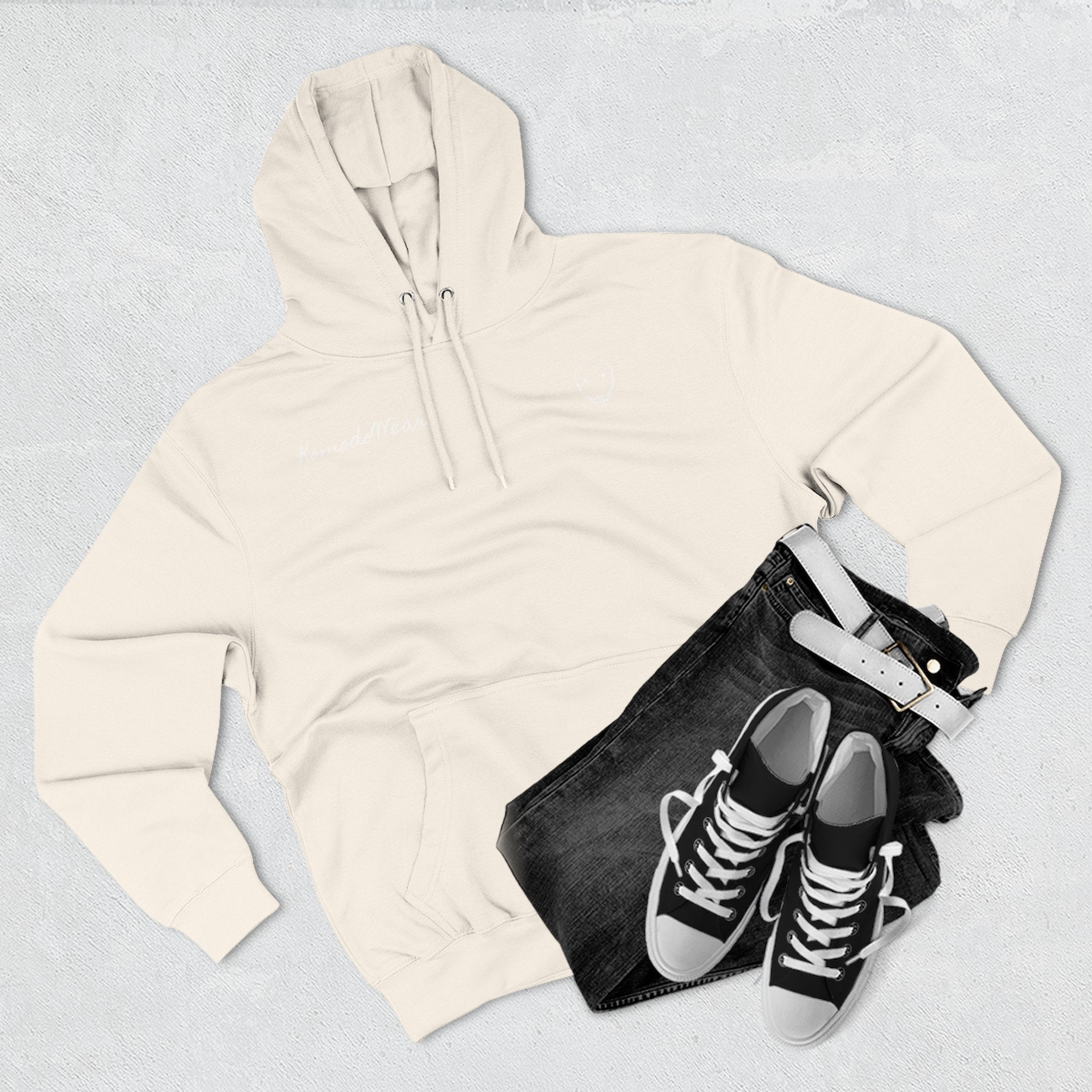 CROSS 'JUDGEMENT' HOODIE IN B/N/P