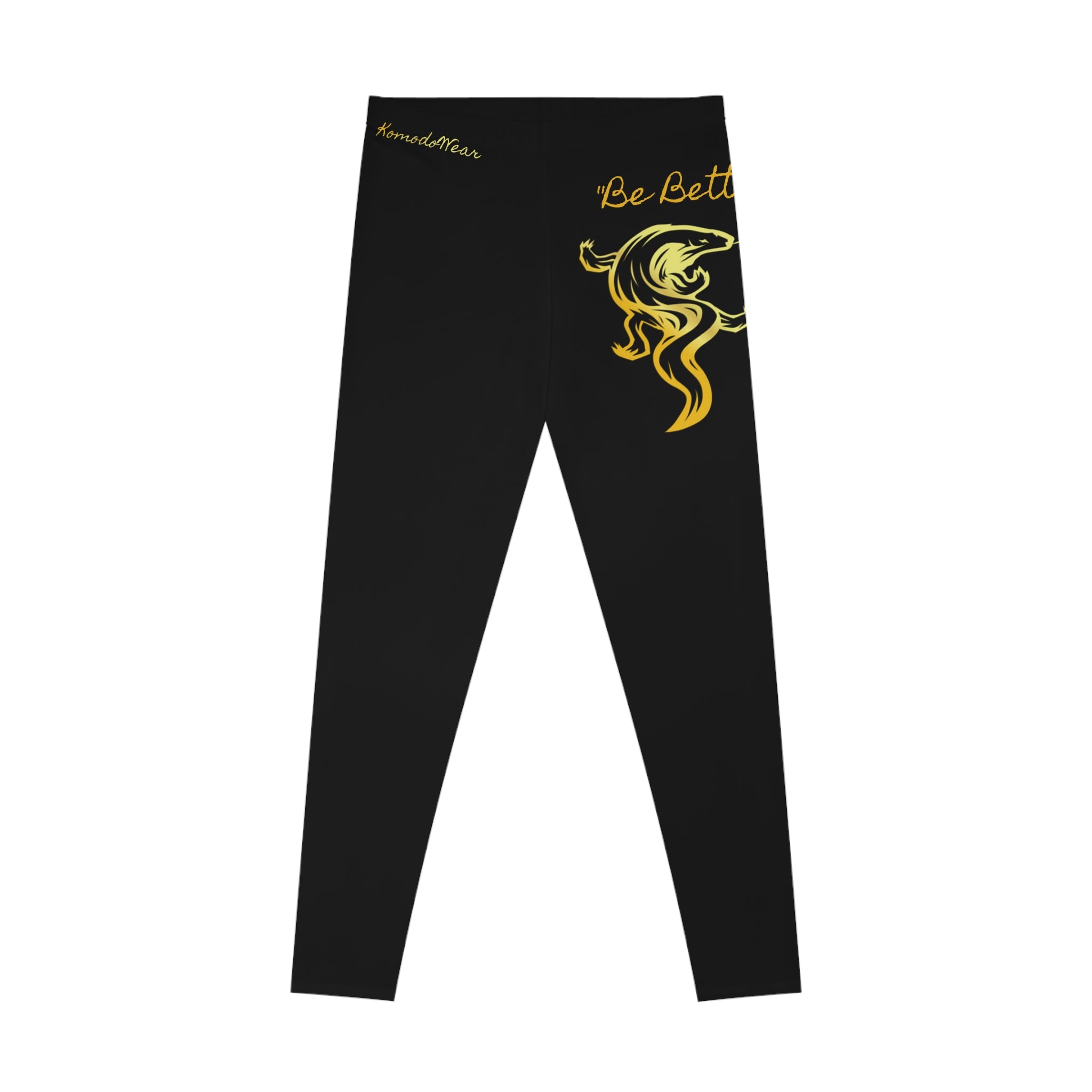 DRAGO GOLD 'BE BETTER' LEGGINGS IN BLACK